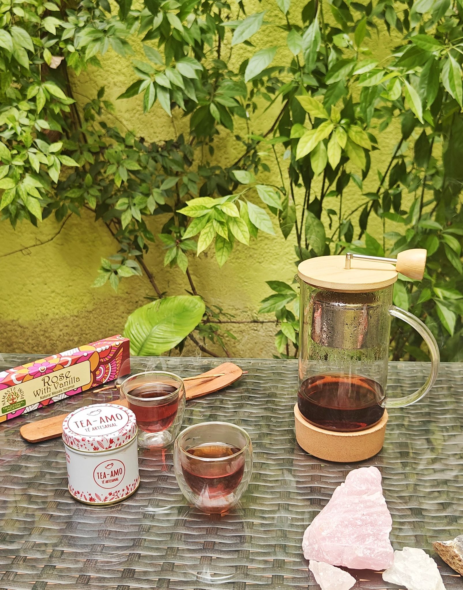 Kit para meditar con té