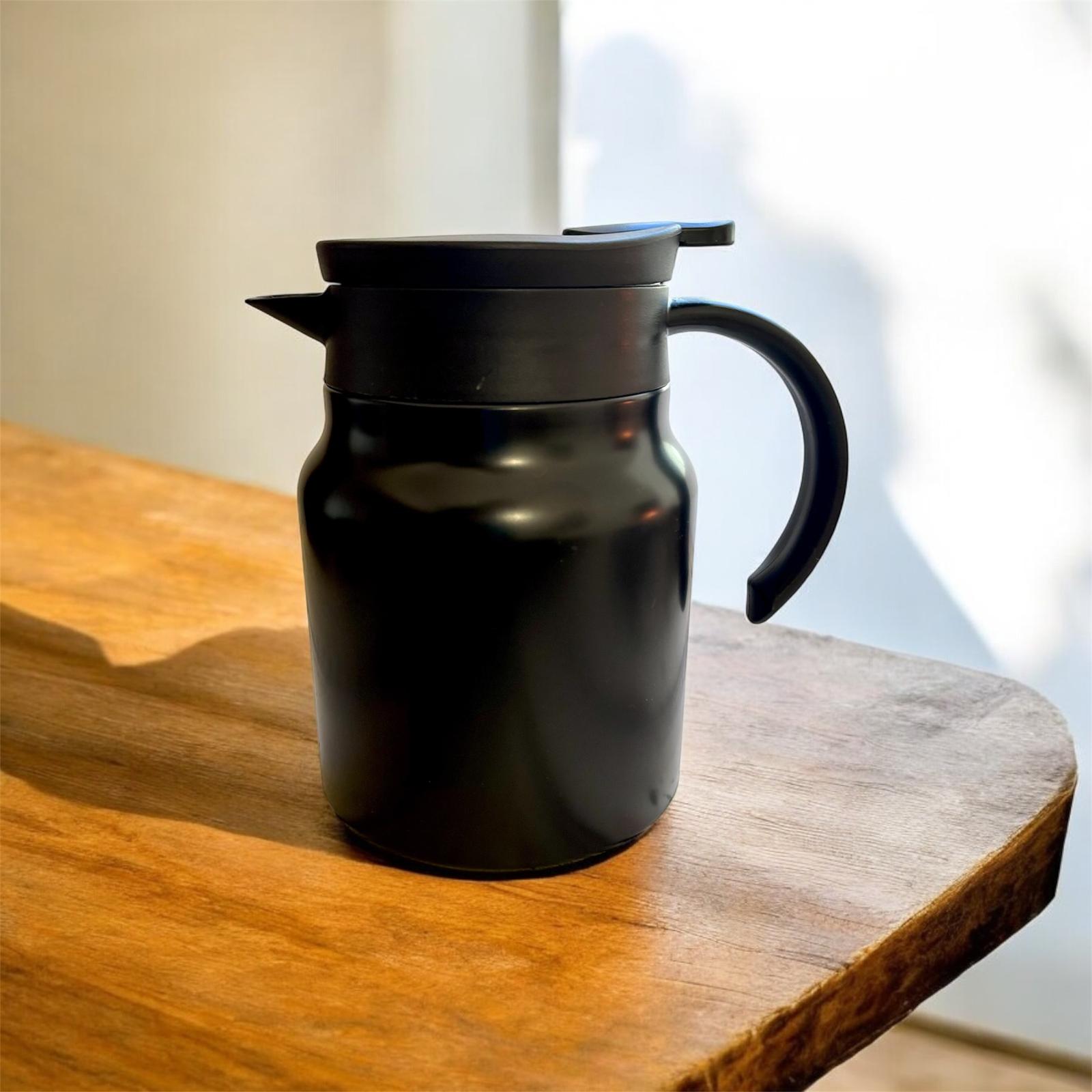 Termo estilo jarra, de acero con infusor