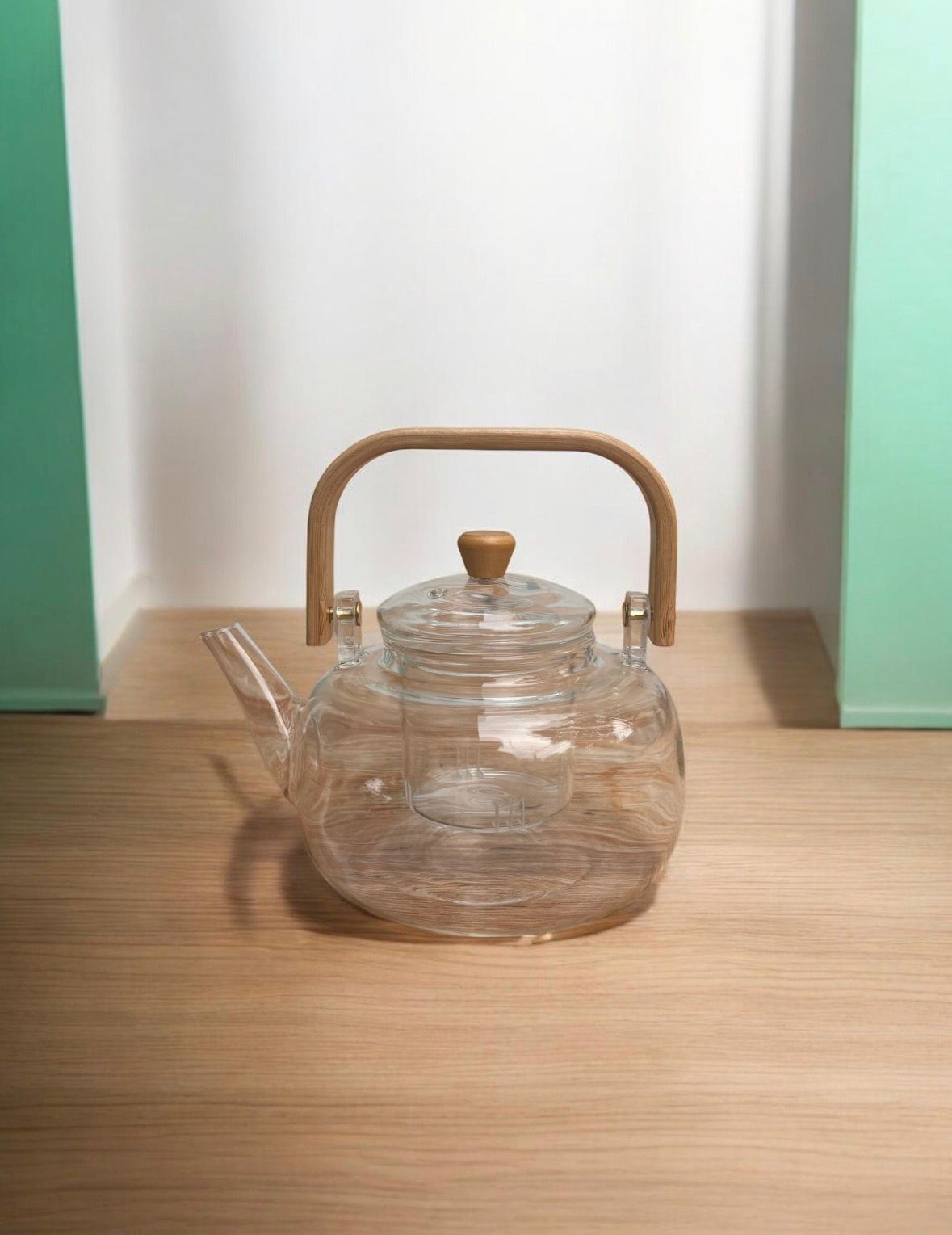 Tetera de vidrio + latita con té - Imagen 3